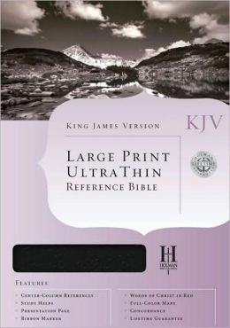 Ultrathin Large Print Reference Bible