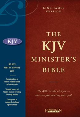 KJV Minister's Bible: King James Version, Burgundy Genuine Leather
