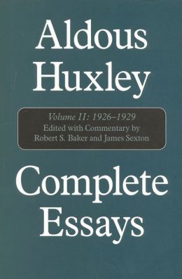 Complete Essays, Volume II: 1926-1929