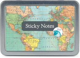 Vintage Map Sticky Notes