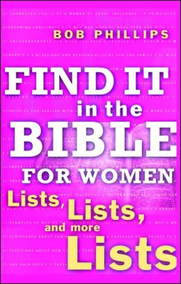 Find It In The Bible For Women