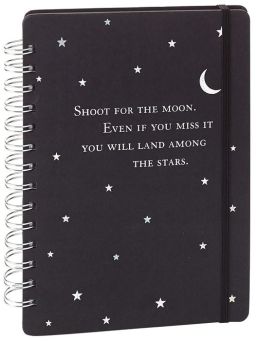 Shoot for the Moon Black Rock Journal 6x8