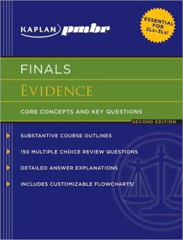 Kaplan PMBR FINALS: Evidence: Core Concepts and Key Questions Kaplan PMBR