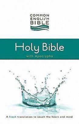 CEB Common English Thinline Bible with Apocrypha DecoTone Black