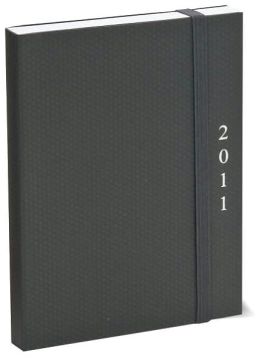 2011 Weekly Planner 4x6 Flexi Black Engagement Calendar