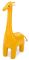 Yellow Leather Look Giraffe Bookend- 1 Piece (14')