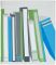Book Shelf Cover in Blue/Green