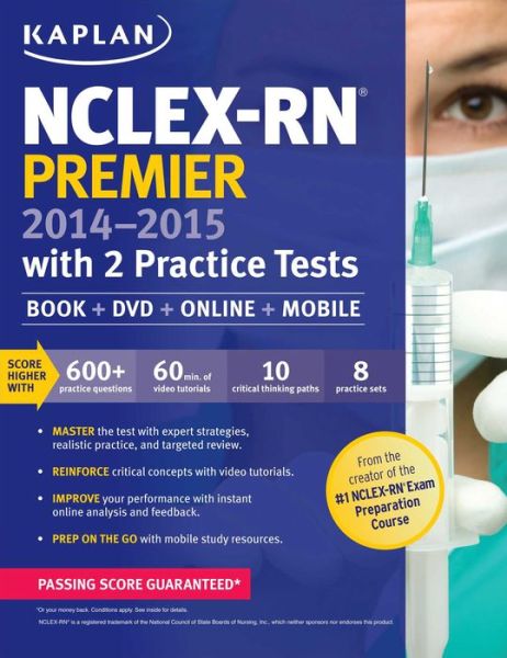 NCLEX-RN Premier 2014-2015 with 2 Practice Tests