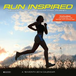Run Inspired - Motivation for Your Year-Long Journey 2014 Calendar Orange Circle