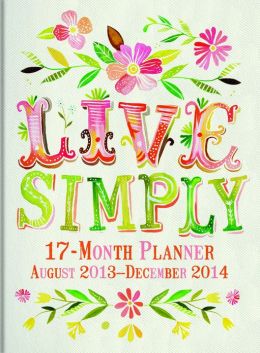 Live Simply Take Me With You 2014 Planner (Planner- Take Me With You) Orange Circle