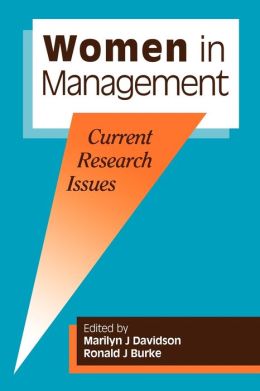 Women In Management: Current Research Issues By Marilyn Davidson ...