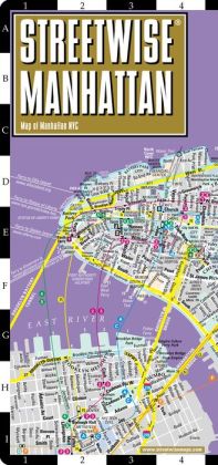 Streetwise Manhattan Map - Laminated City Street Map of Manhattan, New York - Folding Pocket Size Travel Map With Subway / Edition 2012