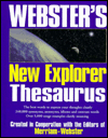 Webster's New Explorer Thesaurus