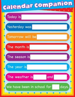 Calendar Companion - Laminated