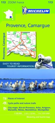 Michelin ZOOM France: Provence, Camargue Map 113 (Michelin Zoom Maps) Michelin