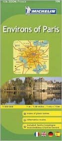 Michelin Map ZOOM Paris Environs de Paris Map No. 106