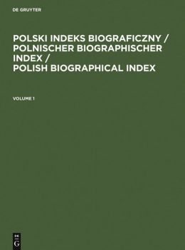 Polski Indeks Biograficzny Gabriele Baumgartner