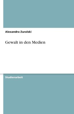 Gewalt In Den Medien