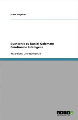 Buchkritik Zu Daniel Goleman
