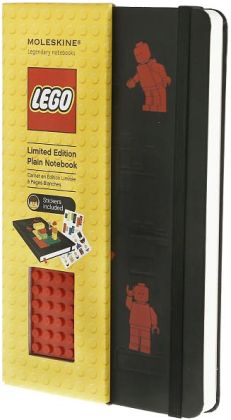 Moleskine Limited Edition Lego Red Brick Plain Large 5x8.25