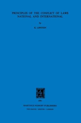 Principles Conflict Of Laws, Nat & Intl, Revised Ed 'The Gen Prin