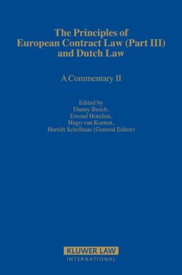 Principles of European Contract Law: A Commentary
